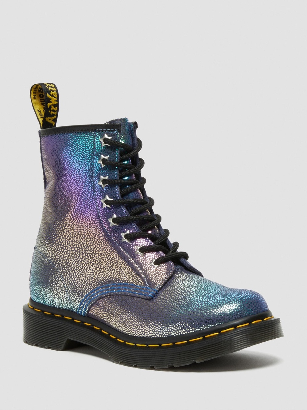 Dr Marten’s Rainbow Ray suede lace up boots